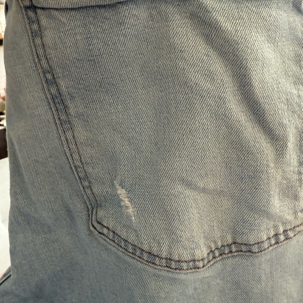 Madewell Women's Straight Leg Blue Jeans - Picture 7 of 9